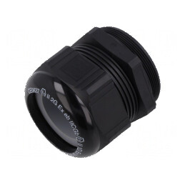 Garnitură de etanşare M63 1,5 IP68 neagră | Electronic-mag.ro | Componente Electronice