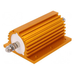Rezistor bobinat cu radiator înşurubare 115Ω 250W | Electronic-mag.ro | Componente Electronice