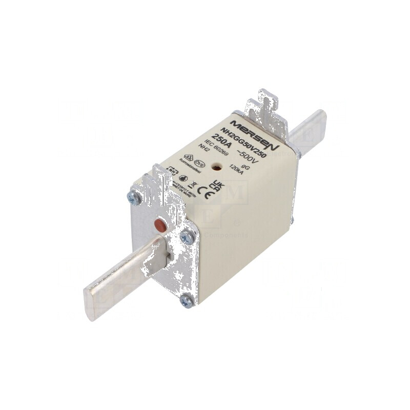 Siguranţă gG 250A 500VAC 250VDC NH2 - Siguranţă de tip gG 250A 500VAC 250VDC NH2 | Electronic-mag.ro | Componente Electronice