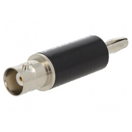 Adaptor BNC mufă banană 4mm | Electronic-mag.ro | Componente Electronice
