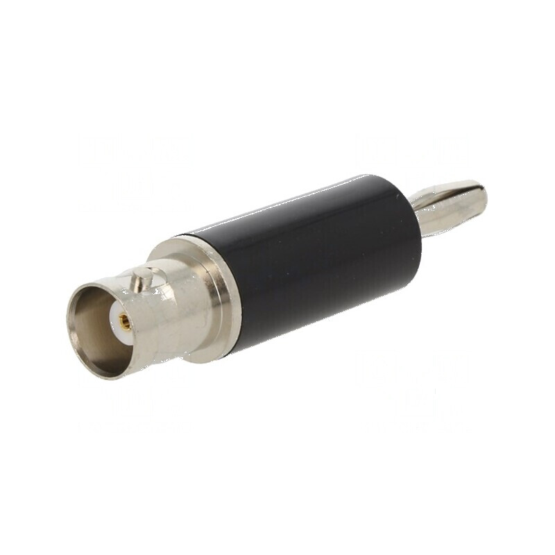 Adaptor BNC mufă banană 4mm | Electronic-mag.ro | Componente Electronice