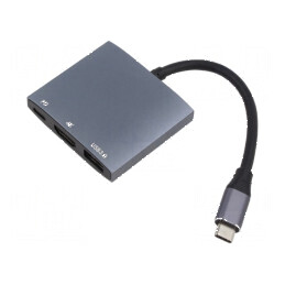 Adaptor USB HDMI cu mufe multiple 0,15m - Adaptor HDMI USB 0,15m | Electronic-mag.ro | Componente Electronice