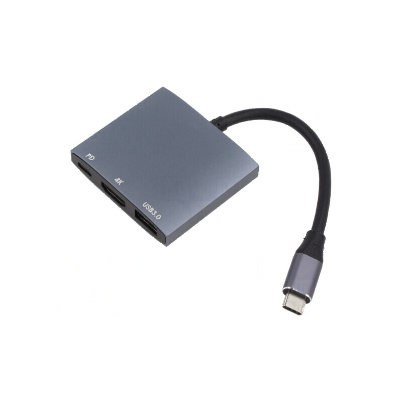 Adaptor USB HDMI cu mufe multiple 0,15m - Adaptor HDMI USB 0,15m | Electronic-mag.ro | Componente Electronice