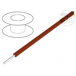 Cablu de sârmă maro 24AWG - 30,5m | Electronic-mag.ro | Componente Electronice