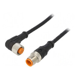 Cablu de conectare M12 PIN: 3 5m 4A IP67 | Electronic-mag.ro | Componente Electronice