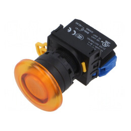 Comutator cu LED 22mm 2 NO acţionat prin apăsare | Electronic-mag.ro | Componente Electronice