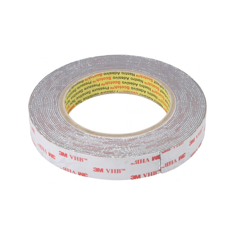 Bandă de fixare acril gri 19mm x 5m | Electronic-mag.ro | Componente Electronice Bandă de fixare acril gri 19mm x 5m | Electronic-mag.ro | Componente Electronice