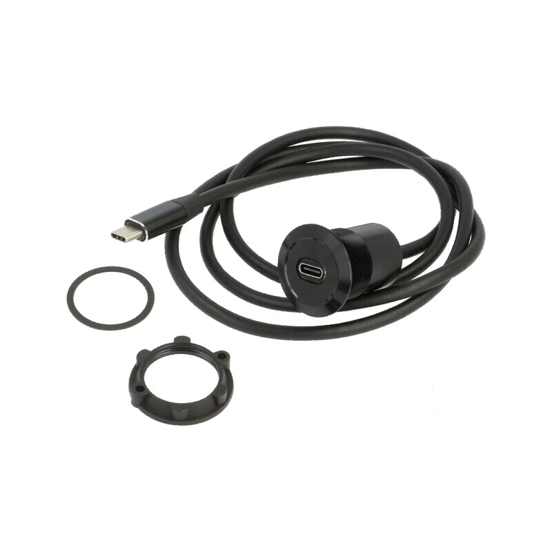 Adaptor montare pe panou cu piuliță din spate de 1m | Electronic-mag.ro | Componente Electronice