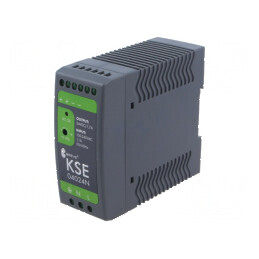 Alimentator pulsatoriu pentru şină DIN 40,8W 24VDC 1,7A IP20 - Alimentator pulsatoriu 24VDC 1,7A | Electronic-mag.ro | Componente Electronice