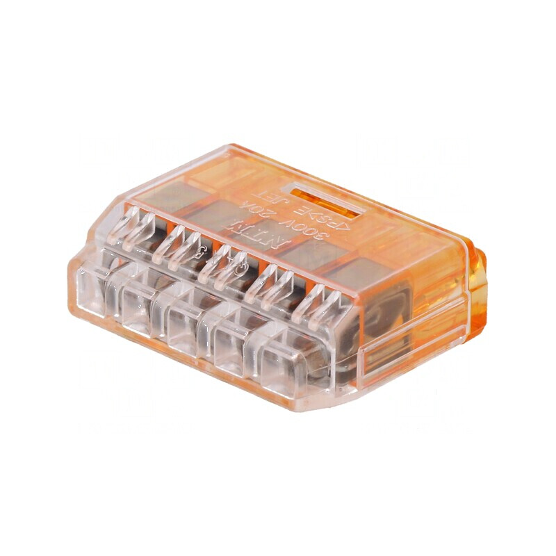 Bornă cu arc rapid 1,5-2,5mm2 300V 20A | Electronic-mag.ro | Componente Electronice
