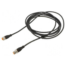 Cablu de conectare PIN: 4 3m mufă 230VAC 4A RST -25÷80°C IP67 | Electronic-mag.ro | Componente Electronice