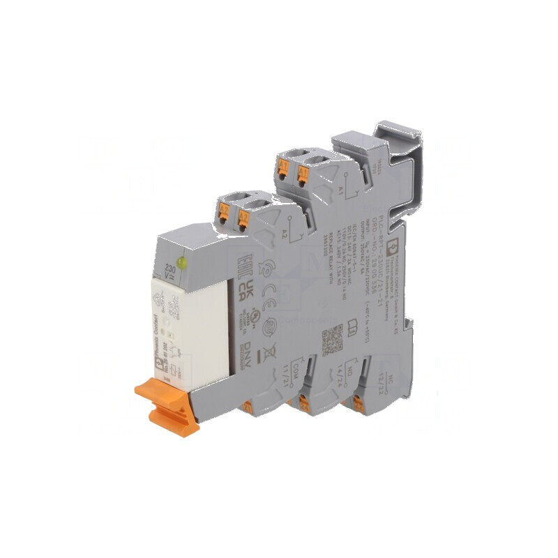 Releu cu dublă acțiune 230VAC 6A/250VAC 6A/30VDC | Electronic-mag.ro | Componente Electronice