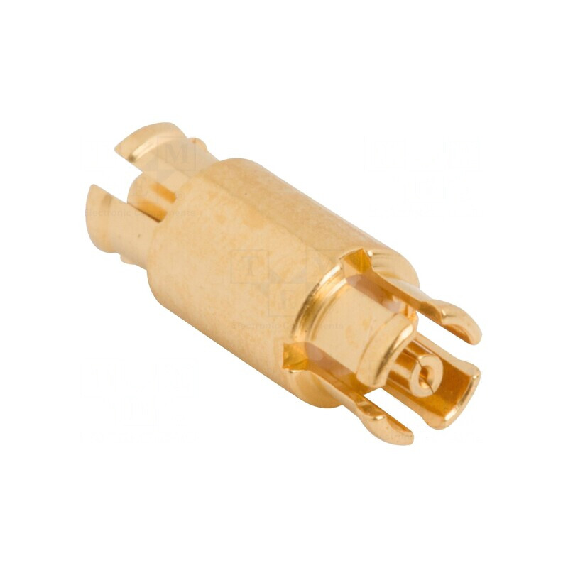 Adaptor SMPM tată, din ambele părţi - Izolaţie PTFE | Electronic-mag.ro | Componente Electronice