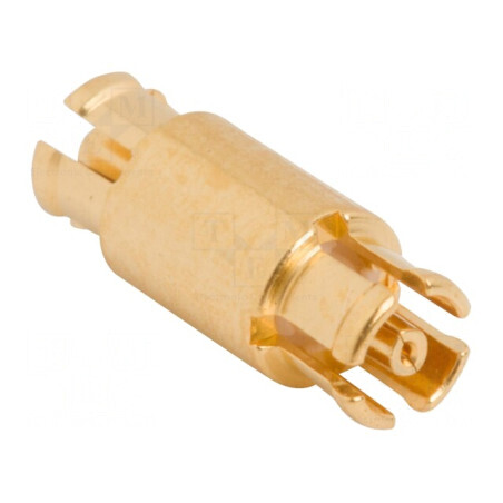 Adaptor SMPM tată, din ambele părţi - Izolaţie PTFE | Electronic-mag.ro | Componente Electronice