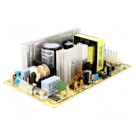 Alimentator pulsatoriu deschis 65,5W 120÷370VDC 90÷264VAC - Alimentator pulsatoriu deschis 65,5W | Electronic-mag.ro | Componente Electronice