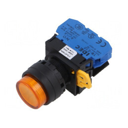 Comutator cu LED-uri 22mm 2 pozitii stabile - Comutator cu LED-uri 22mm | Electronic-mag.ro | Componente Electronice