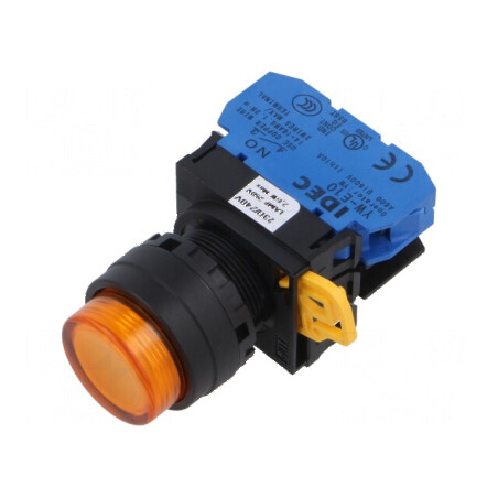 Comutator cu LED-uri 22mm 2 pozitii stabile - Comutator cu LED-uri 22mm | Electronic-mag.ro | Componente Electronice