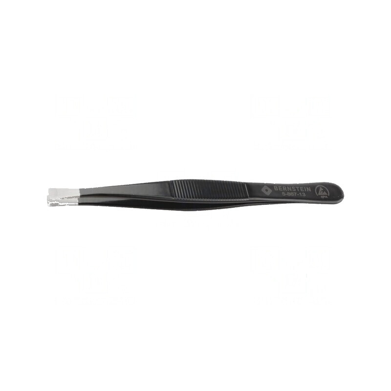 Pensetă cu vârf în formă de lopățică ESD - 120mm | Electronic-mag.ro | Componente Electronice