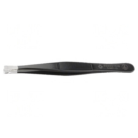 Pensetă cu vârf în formă de lopățică ESD - 120mm | Electronic-mag.ro | Componente Electronice