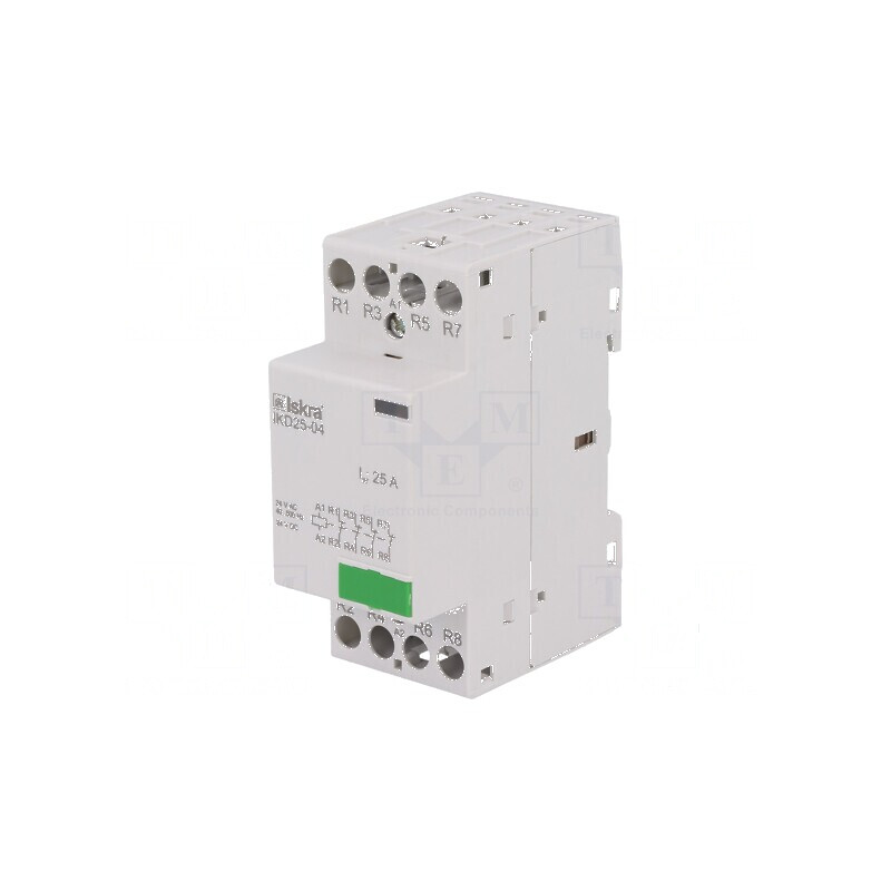 Contactor 4-polar pentru instalații 25A 24VAC 24VDC x4 | Electronic-mag.ro | Componente Electronice