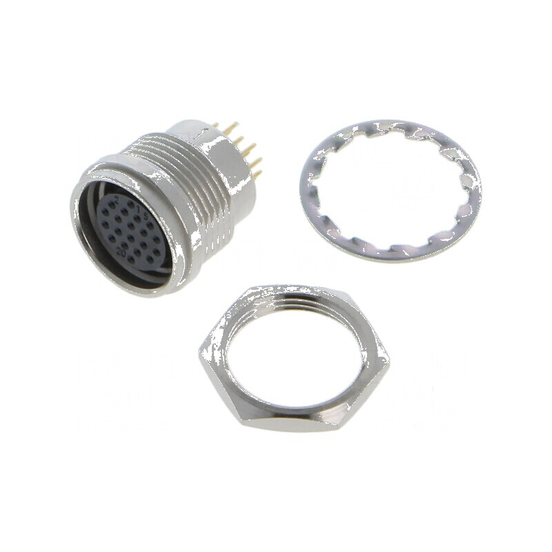 Conector circular soclu pt. montare pe panou | Electronic-mag.ro | Componente Electronice Conector circular soclu pt. montare pe panou | Electronic-mag.ro | Componente Electronice