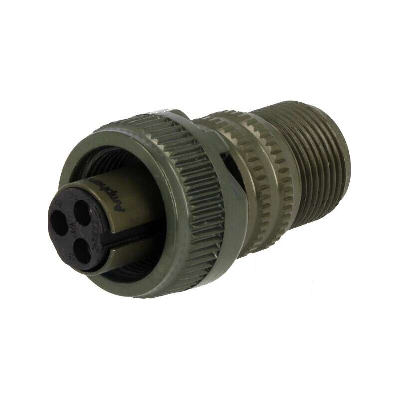 Conector circular mufă pe cablu PIN 3 mamă lipire | Electronic-mag.ro | Componente Electronice