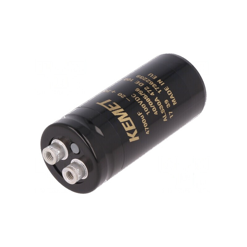 Condensator electrolitic de 4,7mF 100VDC Ø36x82mm | Electronic-mag.ro | Componente Electronice