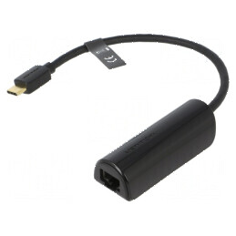 Adaptor USB-Fast Ethernet neagră | Electronic-mag.ro | Componente Electronice
