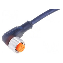 Cablu de conectare M12 PIN: 5 în unghi 5m | Electronic-mag.ro | Componente Electronice