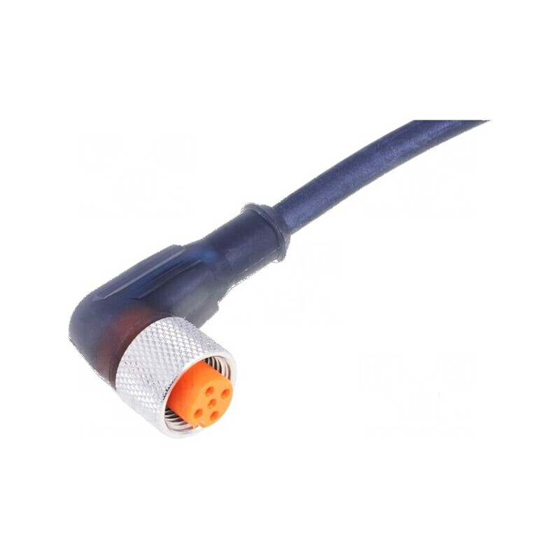 Cablu de conectare M12 PIN: 5 în unghi 5m | Electronic-mag.ro | Componente Electronice