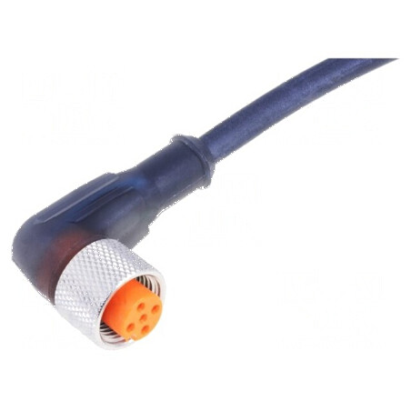 Cablu de conectare M12 PIN: 5 în unghi 5m | Electronic-mag.ro | Componente Electronice