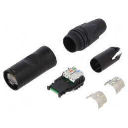 Conector cablu Ethernet CAT6A auto-terminare | Electronic-mag.ro | Componente Electronice