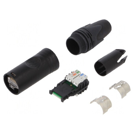 Conector cablu Ethernet CAT6A auto-terminare | Electronic-mag.ro | Componente Electronice