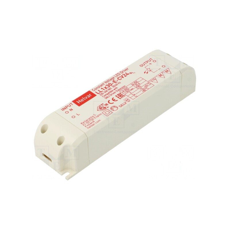 Alimentator LED 30W 24VDC 1,25A IP20 | Electronic-mag.ro | Componente Electronice