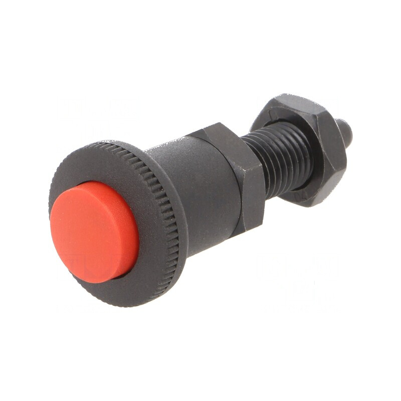 Bolţ de fixare Filet M12 Acoperire finisaj negru 6mm Pas 1,5 | Electronic-mag.ro | Componente Electronice