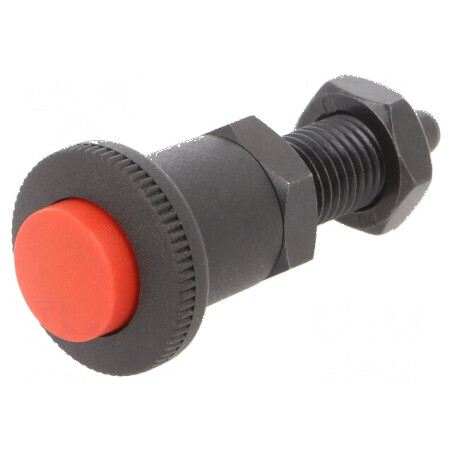 Bolţ de fixare Filet M12 Acoperire finisaj negru 6mm Pas 1,5 | Electronic-mag.ro | Componente Electronice