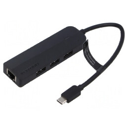 Hub USB 2.0 cu 5 porturi - Neagră | Electronic-mag.ro | Componente Electronice