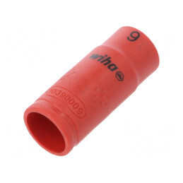 Cheie tubulară HEX 9mm 1/4, cap 6-puncte, izolată | Electronic-mag.ro | Componente Electronice