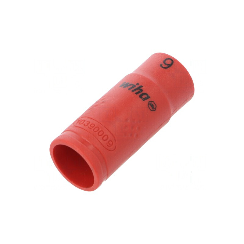 Cheie tubulară HEX 9mm 1/4, cap 6-puncte, izolată | Electronic-mag.ro | Componente Electronice