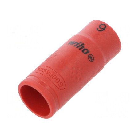 Cheie tubulară HEX 9mm 1/4, cap 6-puncte, izolată | Electronic-mag.ro | Componente Electronice
