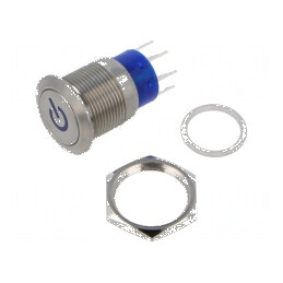 Comutator anti-vandalism DPST IP67 3A/250VAC | Electronic-mag.ro | Componente Electronice