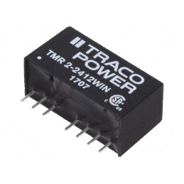 Convertor DC/DC 2W 9-36V to 12V SIP8 - Modul de conversie de tensiune 12V | Electronic-mag.ro | Componente Electronice
