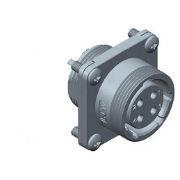 Conector circular 10A IP68 5 pini aurit | Electronic-mag.ro | Componente Electronice