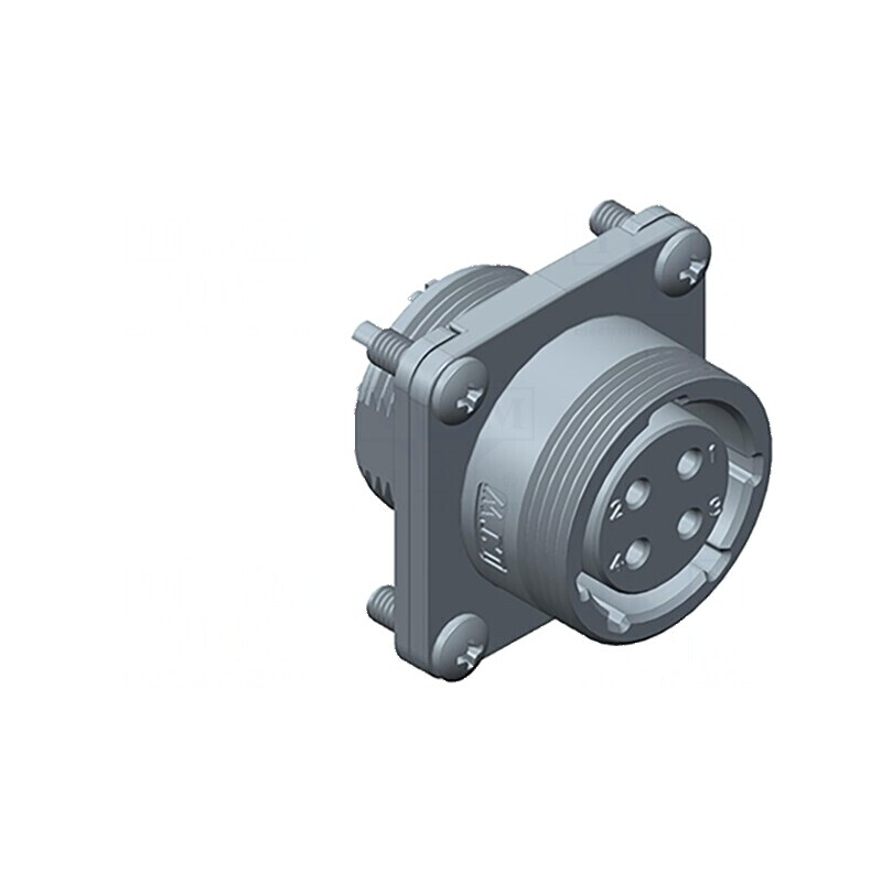 Conector circular 10A IP68 5 pini aurit | Electronic-mag.ro | Componente Electronice