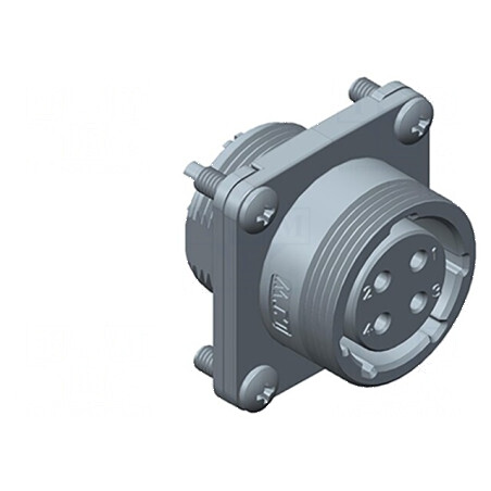 Conector circular 10A IP68 5 pini aurit | Electronic-mag.ro | Componente Electronice