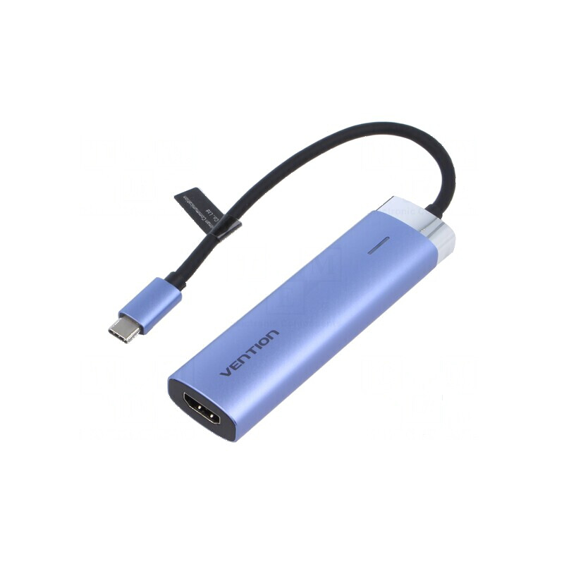 Hub USB HDMI soclu,USB A soclu x3,USB C soclu,USB C mufă - Hub USB HDMI cu multiple porturi | Electronic-mag.ro | Componente Electronice