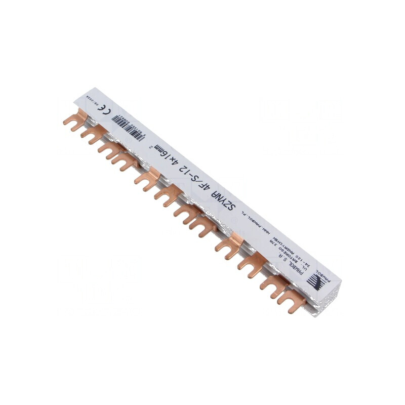 Bară colectoare 16mm2 Poli: 4 Unom: 400V 210mm | Electronic-mag.ro | Componente Electronice