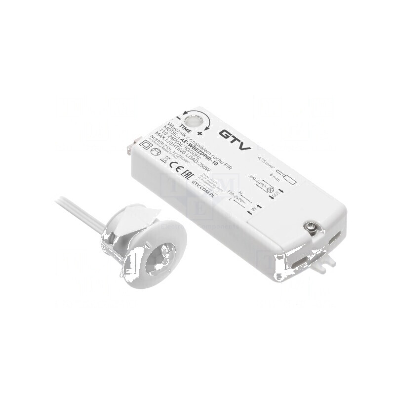Întrerupător fără atingere alb cu detector de mişcare | Electronic-mag.ro | Componente Electronice