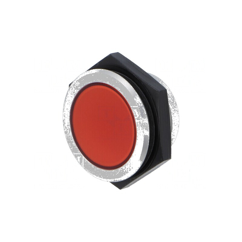 Lampă de control LED roșie Ø30mm IP67 | Electronic-mag.ro | Componente Electronice