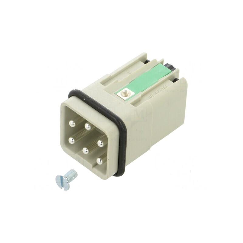 Conector HDC cu șase pini, 16A | Electronic-mag.ro | Componente Electronice